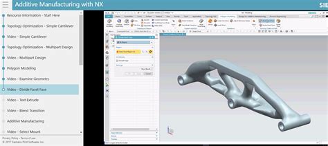 Free tutorials for Siemens NX .